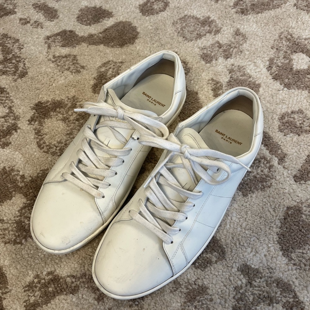 Saint Laurent mens sneakers size 44.5 , white
